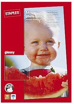 Fotopapper STAPLES Basic A4 glossy (50)