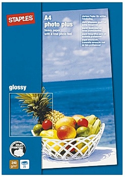 Fotopapper STAPLES Prem A4 glossy (25)