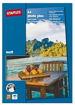 Fotopapper STAPLES Premium A4 matt (25)