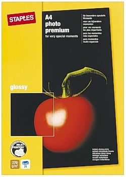 Fotopapper STAPLES Prem+ A4 glossy (25)