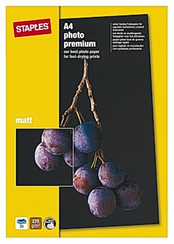 Fotopapper STAPLES Prem+ A4 matt (25)
