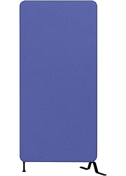 Golvskärm Softline 136x80cm blå