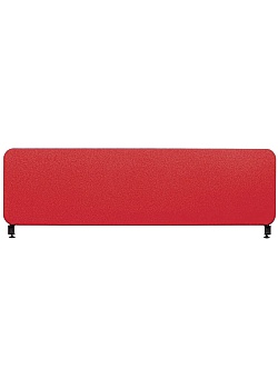 Bordsskärm Softline 45x80 cm röd