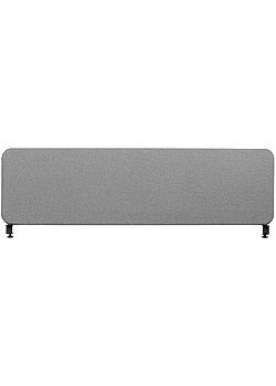 Bordsskärm Softline 45x80 cm grå
