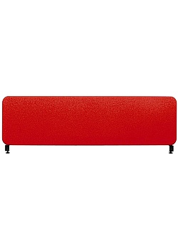 Bordsskärm Softline 45x120 cm röd