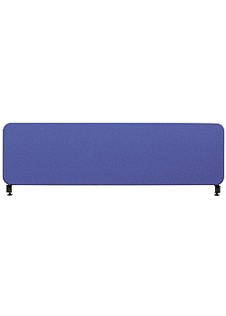 Bordsskärm Softline 45x160cm blå