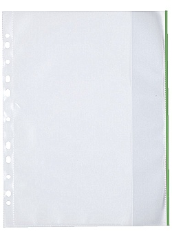 Plastficka Mapp A4 0,12mm grön (100)