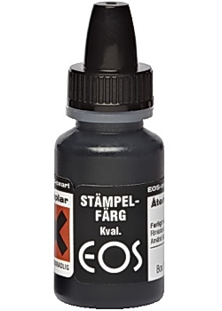 Stämpelfärg EOS svart 10ml