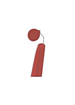 Nackstöd till LD6340+6340 Deluxe röd