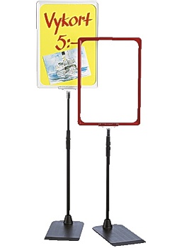 Plastskydd A4 i U-format till teleskopst