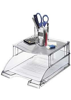 Leitz Brevkorg Plus rökfärgad