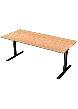 Bord El 160x80cm björklaminat/svart
