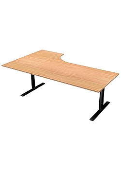 Bord El Höger 160x120cm boklaminat/svart