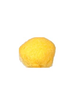 Kardad ull 100g gul
