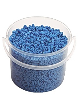 Nabbipärlor blå (5000)