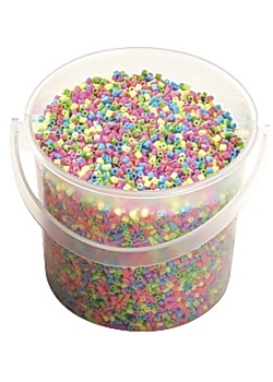 Nabbipärlor pastellmix (20000)