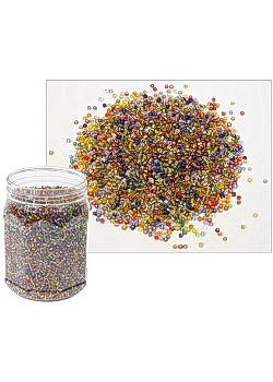 Glaspärlor 500g