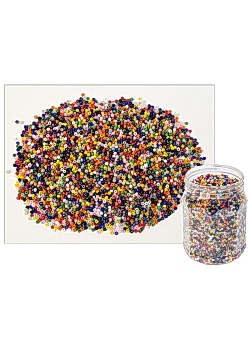 Glaspärlor 500g