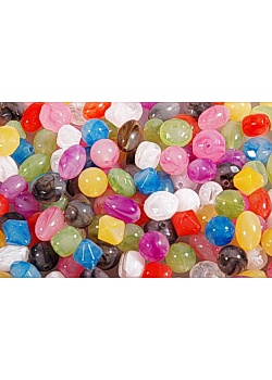 Plastpärlor Onyx (335)