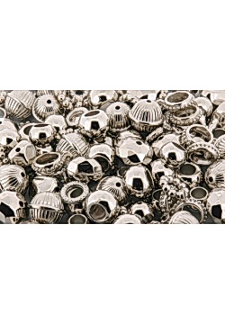 Plastpärlor metallic (200)