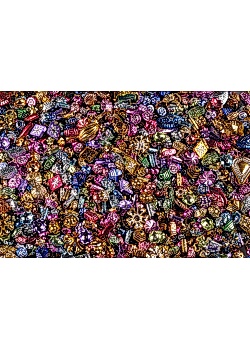 Plastpärla Mardigras mini (4300)