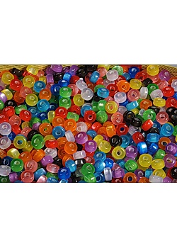 Plastpärlor Kongopärlor shine (520)