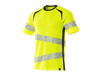 Varsel t-shirt Accelerate Kl 2 gul 2XL