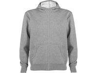 Hoodie zip ROLY Montblanc uni gråmel 2XL
