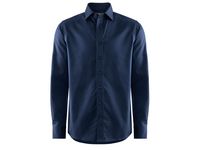 Skjorta BERKELEY Plainton tail marin L