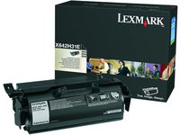 Toner LEXMARK X642H31E svart