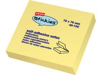 Notes STAPLES 76x76mm gul