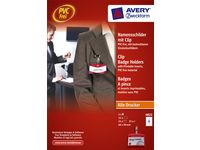 Namnskylt AVERY set 60x90mm 25/FP
