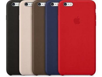 Apple Skydd Läder iPhone 6/s Plus Röd