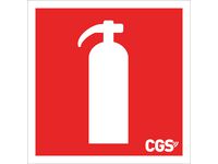 HOUSEGARD Skylt BRANDSLÄCKARE 20x20cm