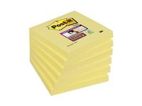Notes POST-IT Super Sticky 76X76 gul