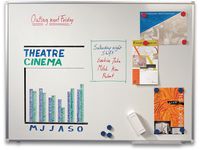 Whiteboardtavla STAPLES emalj 90x60cm