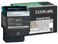Toner LEXMARK C544X1KG svart