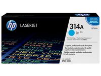 hp HP 314A - cyan  - original - LaserJet - tonerkassett ( Q7561A )
