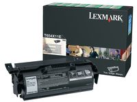 Toner LEXMARK T654X11E svart