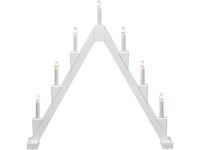 KONSTSMIDE Ljusstake 7-arm vikbar vit