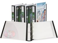Ringpärm BETTER BINDER A4 m.fönster vit