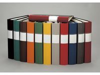 Kontorspärm A4 40mm vinröd