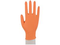 Handske nitril puderfri orange XL 100/FP