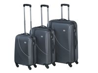 Resväska PIERRE Executive Set Silv 3/fp