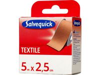 Salvequick Plåster Textiltape 5m (rulle om 5 m)