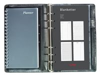 Burde Planner konstläder Svart - 4521