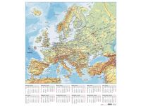 Burde Väggblad med Europakarta - 5088