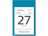 Burde Väggplån med dagblock Saker - 1311