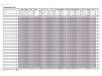 Burde Whiteboardtavla Semesterplan - 2460