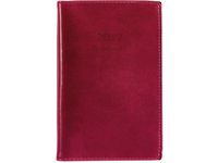 Burde Fickagenda konstläder Röd - 3328